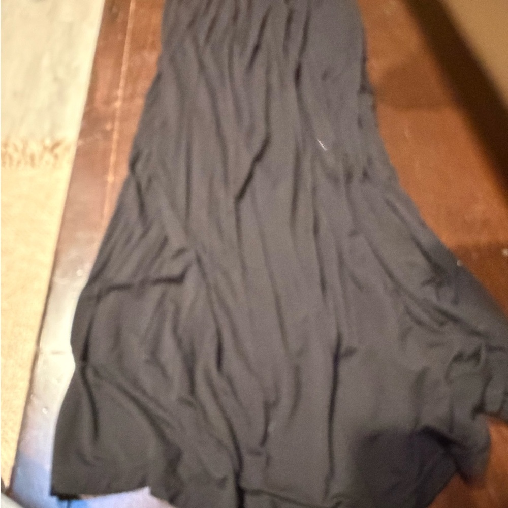 Women's Black Maxi Skirt - Classic Flowing Design